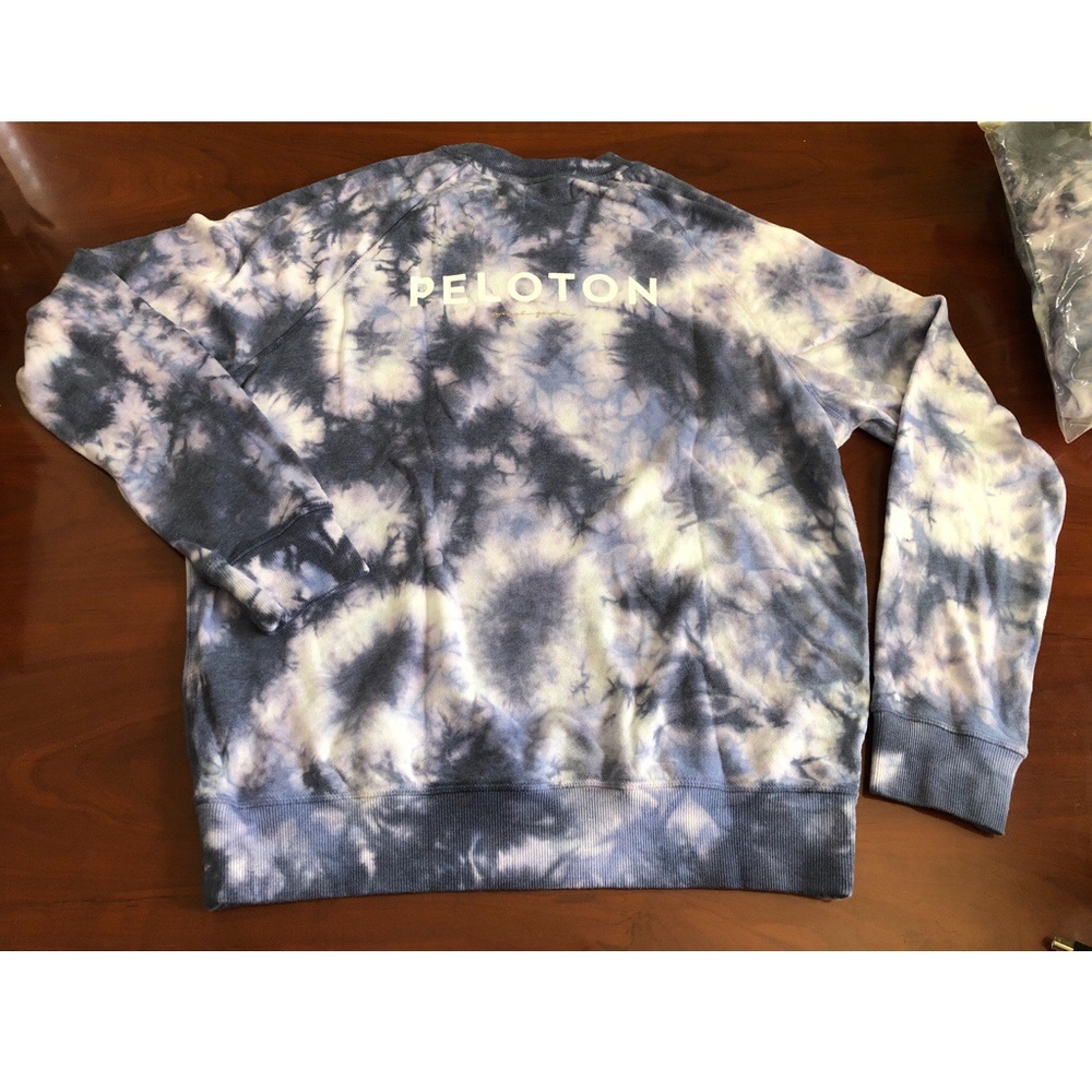 Peloton SG  tie dye sweatshirt with flaws - Picture 9 of 11